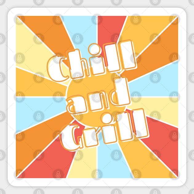 Chill And Grill Sticker by WonBerland